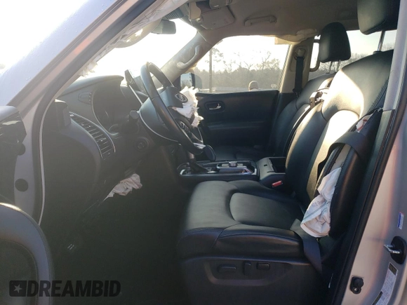 2021 Nissan Armada SV with VIN JN8AY2AD2M9661061, listed as a Copart auction lot 43980655 with 71,041 mi miles and Salvage Title. Bid and sale history available at carsss.com. Image 7.