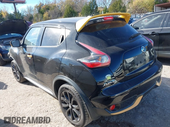 2016 Nissan Juke S with VIN JN8AF5MR4GT609162, listed as a IAAI auction lot 40959612 with 80,143 mi miles. Bid and sale history available at carsss.com. Image 3.