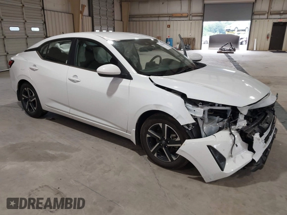2024 Nissan Sentra SV with VIN 3N1AB8CV2RY226955, listed as a IAAI auction lot 42315544 with 14,572 mi miles and . Bid and sale history available at DreamBid. Image 1.