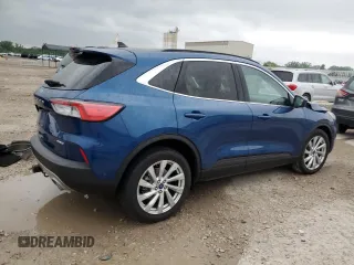2022 Ford Escape Titanium с VIN 1FMCU9J95NUB64746, выставлен на аукционе Copart как лот 57643815 с пробегом 32 476 миль миль и Списание • Salvage title. История ставок и продаж доступна на DreamBid. Изображение 3.