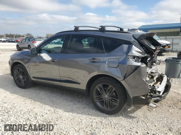 2023 Acura RDX w/A-Spec Package with VIN 5J8TC1H64PL005764, listed as a Copart auction lot 79410724 with 13,963 mi miles and Salvage title. Bid and sale history available at DreamBid. Image 2.