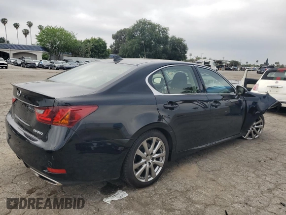 2015 Lexus GS 350 with VIN JTHBE1BL7FA013689, listed as a Copart auction lot 55240475 with 48,324 mi miles and Salvage title. Bid and sale history available at DreamBid. Image 3.