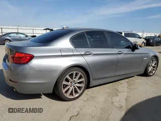 2011 BMW 5 Series 535i with VIN WBAFR7C52BC602347, listed as a Copart auction lot 53147525 with 168,642 mi miles and Salvage Title. Bid and sale history available at carsss.com. Image 3.