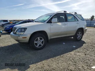 1999 Lexus RX 300 Luxury SUV with VIN JT6HF10U2X0056131, listed as a Copart auction lot 44263595 with 189,453 mi miles and Salvage Title. Bid and sale history available at carsss.com. Image 1.