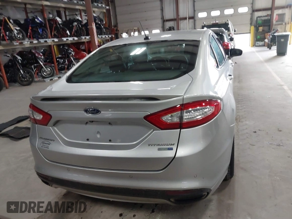2015 Ford Fusion Titanium with VIN 3FA6P0D90FR201393, listed as a IAAI auction lot 40975015 with 131,641 mi miles. Bid and sale history available at carsss.com. Image 16.
