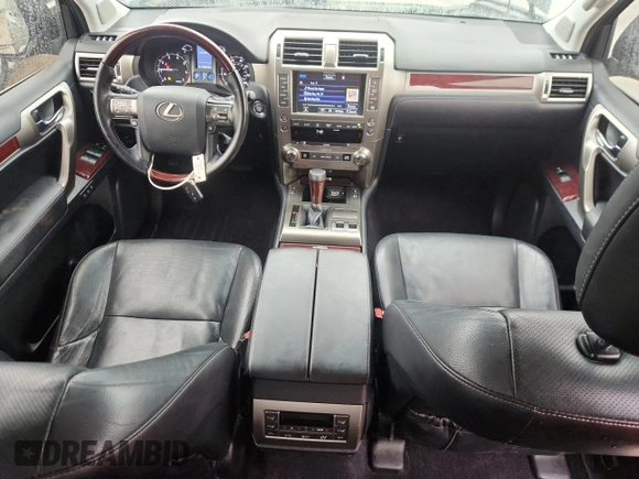 2017 Lexus GX 460 with VIN JTJBM7FX2H5149791, listed as a Copart auction lot 60327735 with 104,213 mi miles and Salvage title. Bid and sale history available at DreamBid. Image 8.