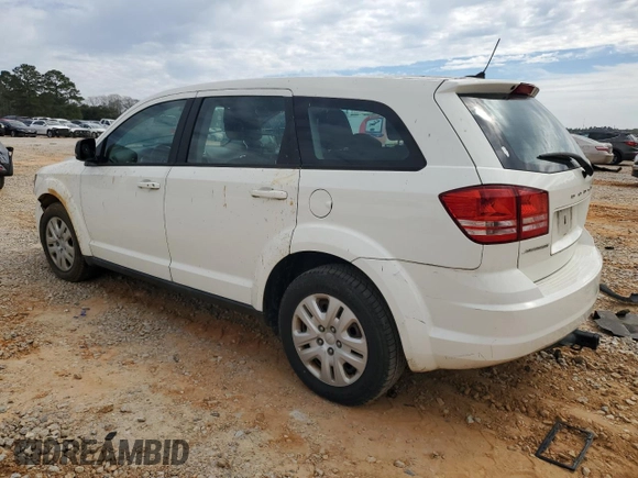 2014 Dodge Journey American Value Pkg with VIN 3C4PDCAB6ET112087, listed as a Copart auction lot 46923925 with 153,517 mi miles and Salvage Title. Bid and sale history available at carsss.com. Image 2.