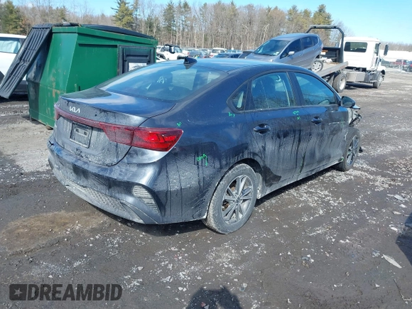 2023 Kia Forte LXS with VIN 3KPF24AD0PE525316, listed as a IAAI auction lot 41704088 with 22,997 mi miles. Bid and sale history available at carsss.com. Image 4.