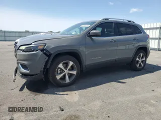 2021 Jeep Cherokee Limited with VIN 1C4PJMDX1MD197169, listed as a Copart auction lot 58795745 with 42,182 mi miles and Salvage title. Bid and sale history available at DreamBid. Image 1.
