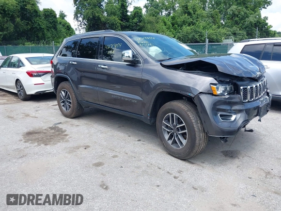2019 Jeep Grand Cherokee Limited z VIN 1C4RJFBGXKC642891, wystawiony jako IAAI lot #42713804 z przebiegiem 53 910 mil mil oraz . Historia ofert i sprzedaży dostępna na DreamBid. Obrazek 1.