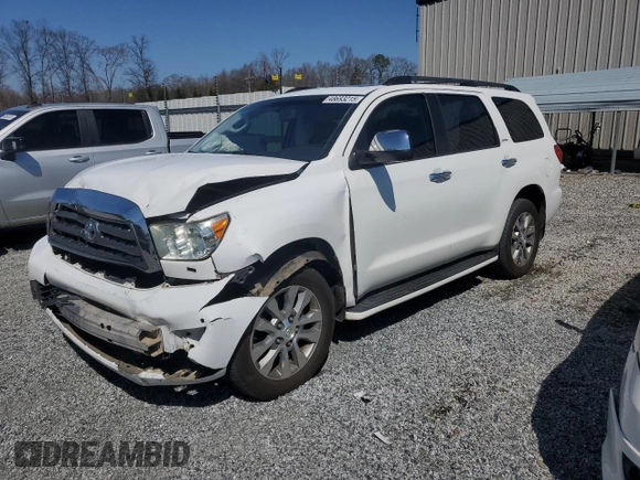 2010 Toyota Sequoia Ltd with VIN 5TDKY5G11AS028448, listed as a Copart auction lot 48693215 with 229,300 mi miles and Salvage Title. Bid and sale history available at carsss.com. Image 1.