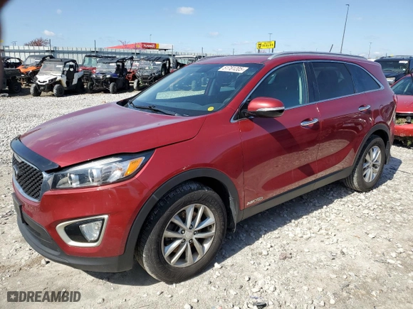 2017 Kia Sorento LX V6 with VIN 5XYPGDA52HG225859, listed as a Copart auction lot 51781205 with 220,310 mi miles and Clean Title. Bid and sale history available at carsss.com. Image 1.