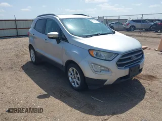 2019 Ford EcoSport SE with VIN MAJ3S2GE0KC307194, listed as a IAAI auction lot 42113858 with 47,479 mi miles and . Bid and sale history available at carsss.com. Image 1.