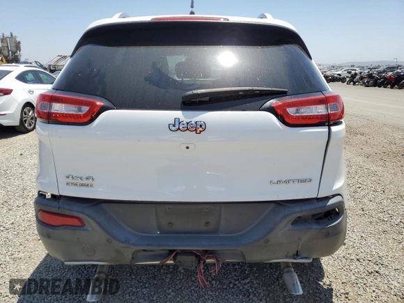 2014 Jeep Cherokee Limited с VIN 1C4PJMDS9EW266085, выставлен на аукционе Copart как лот 61505925 с пробегом 139 057 миль миль и Списание • Salvage title. История ставок и продаж доступна на DreamBid. Изображение 6.