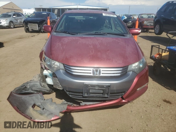 2010 Honda Insight EX with VIN JHMZE2H77AS025567, listed as a Copart auction lot 58499135 with 152,501 mi miles and Salvage title. Bid and sale history available at DreamBid. Image 5.
