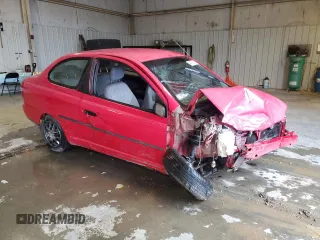2002 Toyota ECHO with VIN JTDAT123220249959, listed as a Copart auction lot 44739185 with Not provided miles and Salvage title. Bid and sale history available at DreamBid. Image 4.