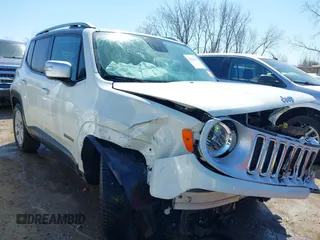 2016 Jeep Renegade Limited with VIN ZACCJADT5GPE29952, listed as a IAAI auction lot 42023127 with 57,669 mi miles and . Bid and sale history available at DreamBid. Image 1.