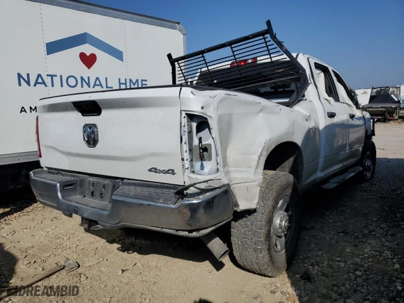 2023 Ram 2500 Tradesman with VIN 3C6UR5CL7PG590298, listed as a Copart auction lot 89327315 with 53,826 mi miles and Salvage Title. Bid and sale history available at carsss.com. Image 3.
