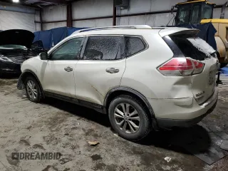 2016 Nissan Rogue SV with VIN KNMAT2MT7GP600639, listed as a Copart auction lot 41833705 with 63,773 mi miles and Salvage Title. Bid and sale history available at carsss.com. Image 2.