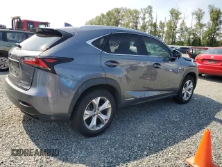 2017 Lexus NX 300h with VIN JTJBJRBZ1H2066494, listed as a Copart auction lot 61960475 with 34,428 mi miles and Salvage title. Bid and sale history available at DreamBid. Image 3.