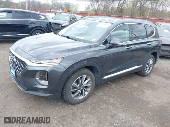 2020 Hyundai Santa Fe SEL with VIN 5NMS3CADXLH247789, listed as a IAAI auction lot 42048642 with 40,483 mi miles. Bid and sale history available at carsss.com. Image 17.