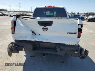 2023 Nissan Frontier SV with VIN 1N6ED1EJ3PN670640, listed as a Copart auction lot 58039525 with 15,302 mi miles and Salvage title. Bid and sale history available at DreamBid. Image 6.