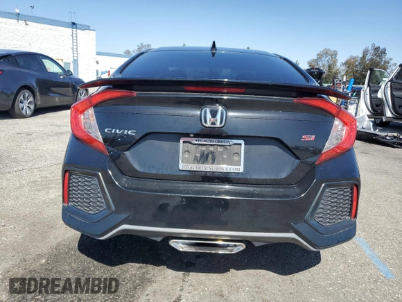 2017 Honda Civic Sedan Si with VIN 2HGFC1E54HH706618, listed as a Copart auction lot 49728275 with 104,159 mi miles and Salvage Title. Bid and sale history available at carsss.com. Image 6.