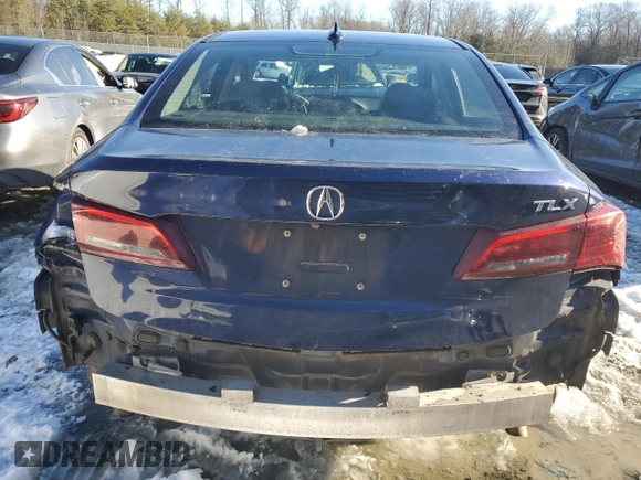 2015 Acura TLX V6 Tech with VIN 19UUB2F59FA009939, listed as a Copart auction lot 41357635 with 153,248 mi miles and Salvage Title. Bid and sale history available at carsss.com. Image 6.