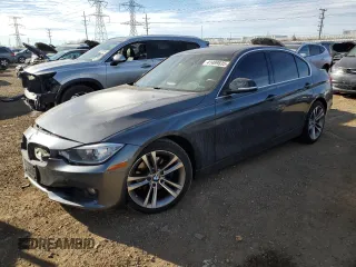 2015 BMW 3 Series 328i with VIN WBA3A5C54FP604355, listed as a Copart auction lot 41499835 with 153,295 mi miles and Salvage Title. Bid and sale history available at carsss.com. Image 1.