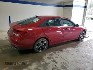 2021 Hyundai Elantra Limited z VIN KMHLP4AGXMU168248, wystawiony jako Copart lot #45450395 z przebiegiem 16 851 mil mil oraz Szkoda całkowita • Salvage title. Historia ofert i sprzedaży dostępna na DreamBid. Obrazek 3.