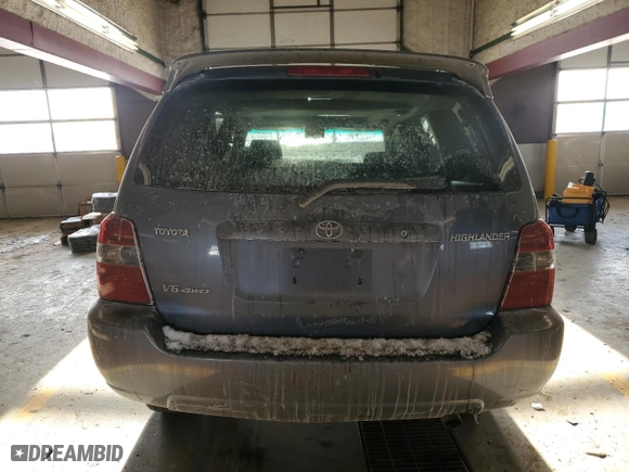 2007 Toyota Highlander w/3rd Row with VIN JTEEP21A570222964, listed as a Copart auction lot 45686465 with 339,896 mi miles and Salvage Title. Bid and sale history available at carsss.com. Image 6.