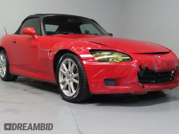 2003 Honda S2000 z VIN JHMAP11423T006858, wystawiony jako Copart lot #59030755 z przebiegiem 112 059 mil mil oraz Szkoda całkowita • Salvage title. Historia ofert i sprzedaży dostępna na DreamBid. Obrazek 1.