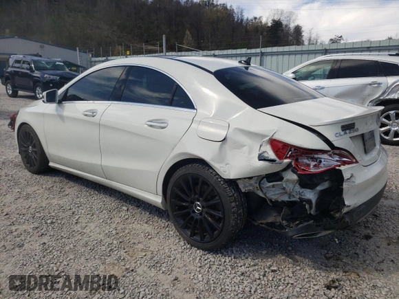 2018 Mercedes-Benz CLA with VIN WDDSJ4GB6JN556618, listed as a Copart auction lot 45758763 with 58,278 mi miles. Bid and sale history available at carsss.com. Image 2.
