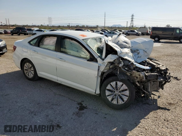2020 Volkswagen Jetta S with VIN 3VWC57BU1LM097327, listed as a Copart auction lot 58554665 with Not provided miles and Salvage title. Bid and sale history available at DreamBid. Image 4.