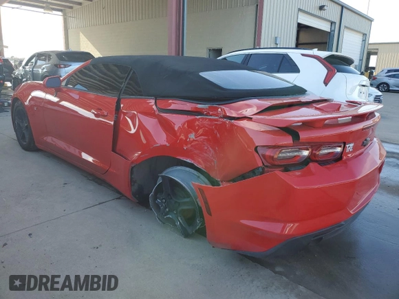 2019 Chevrolet Camaro 1LT with VIN 1G1FB3DX0K0125363, listed as a Copart auction lot 47320905 with 0 mi miles and Clean Title. Bid and sale history available at carsss.com. Image 2.