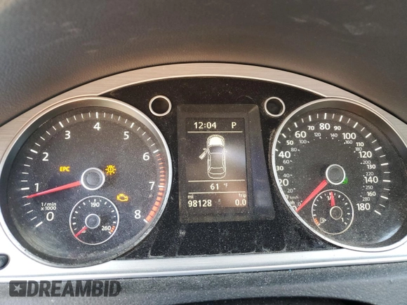 2014 Volkswagen CC R-Line with VIN WVWBP7ANXEE539159, listed as a Copart auction lot 48655055 with 98,128 mi miles and Clean Title. Bid and sale history available at carsss.com. Image 9.