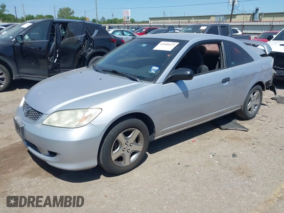 2005 Honda Civic LX with VIN 1HGEM22555L072642, listed as a IAAI auction lot 42008419 with 176,152 mi miles and . Bid and sale history available at DreamBid. Image 2.