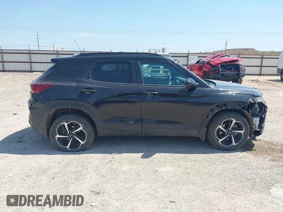 2022 Chevrolet TrailBlazer RS with VIN KL79MTSL9NB033818, listed as a IAAI auction lot 42013033 with 43,260 mi miles and . Bid and sale history available at DreamBid. Image 13.