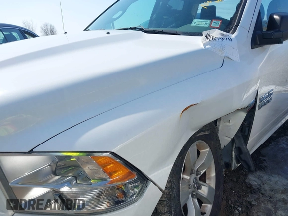 2018 Ram 1500 Express with VIN 1C6RR7FT4JS284558, listed as a IAAI auction lot 41649803 with 156,086 mi miles. Bid and sale history available at carsss.com. Image 6.