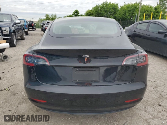 2023 Tesla Model 3 with VIN 5YJ3E1EA7PF599058, listed as a Copart auction lot 57331365 with Not provided miles and Non repairable. Bid and sale history available at DreamBid. Image 6.