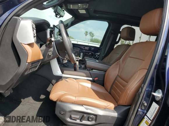 2024 Toyota Tundra 1794 Edition with VIN 5TFMC5DBXRX054928, listed as a Copart auction lot 50576405 with 22,898 mi miles and Salvage title. Bid and sale history available at DreamBid. Image 7.