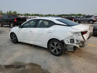 2023 Nissan Sentra SV z VIN 3N1AB8CV2PY258138, wystawiony jako Copart lot #59290795 z przebiegiem 40 772 mil mil oraz Czysty tytuł • Clean title. Historia ofert i sprzedaży dostępna na DreamBid. Obrazek 2.