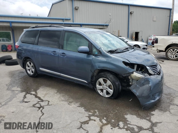 2015 Toyota Sienna LE AAS with VIN 5TDKK3DC5FS596673, listed as a Copart auction lot 61382965 with 176,447 mi miles and Salvage title. Bid and sale history available at DreamBid. Image 4.