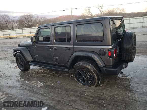 2022 Jeep Wrangler Unlimited Sport S with VIN 1C4HJXDN8NW160288, listed as a Copart auction lot 41671555 with 67,045 mi miles and Salvage title. Bid and sale history available at DreamBid. Image 2.
