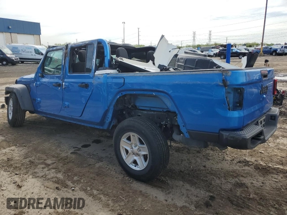 2020 Jeep Gladiator Sport S с VIN 1C6HJTAG5LL153853, выставлен на аукционе Copart как лот 56023925 с пробегом 31 143 миль миль и Списание • Salvage title. История ставок и продаж доступна на DreamBid. Изображение 2.