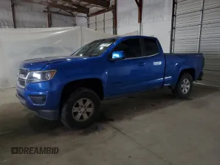 2020 Chevrolet Colorado 4WD Work Truck with VIN 1GCHTBEA9L1200493, listed as a Copart auction lot 58251095 with 63,540 mi miles and Salvage title. Bid and sale history available at DreamBid. Image 1.