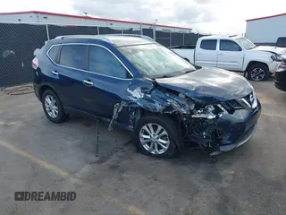 2015 Nissan Rogue S with VIN KNMAT2MV5FP583081, listed as a IAAI auction lot 41723265 with 163,312 mi miles. Bid and sale history available at carsss.com. Image 1.