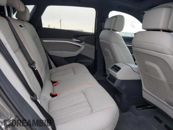 2023 Audi e-tron Chronos with VIN WA1VABGEXPB011919, listed as a Copart auction lot 50813874 with 23,492 mi miles and . Bid and sale history available at DreamBid. Image 10.