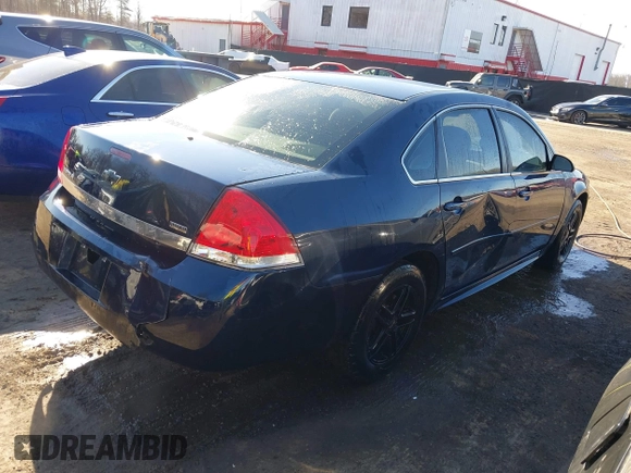 2011 Chevrolet Impala LS Fleet with VIN 2G1WF5EK1B1173882, listed as a IAAI auction lot 41566080 with 178,712 mi miles and . Bid and sale history available at DreamBid. Image 4.