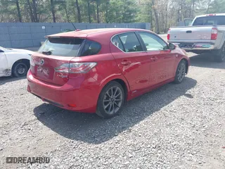 2012 Lexus CT 200h with VIN JTHKD5BH0C2080386, listed as a IAAI auction lot 42127670 with 153,019 mi miles. Bid and sale history available at carsss.com. Image 4.